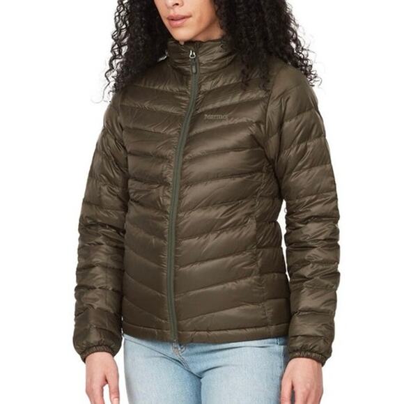 Marmot Women's Down Insulated Jena Jacket Nori Green Size Small NWT - Picture 1 of 10